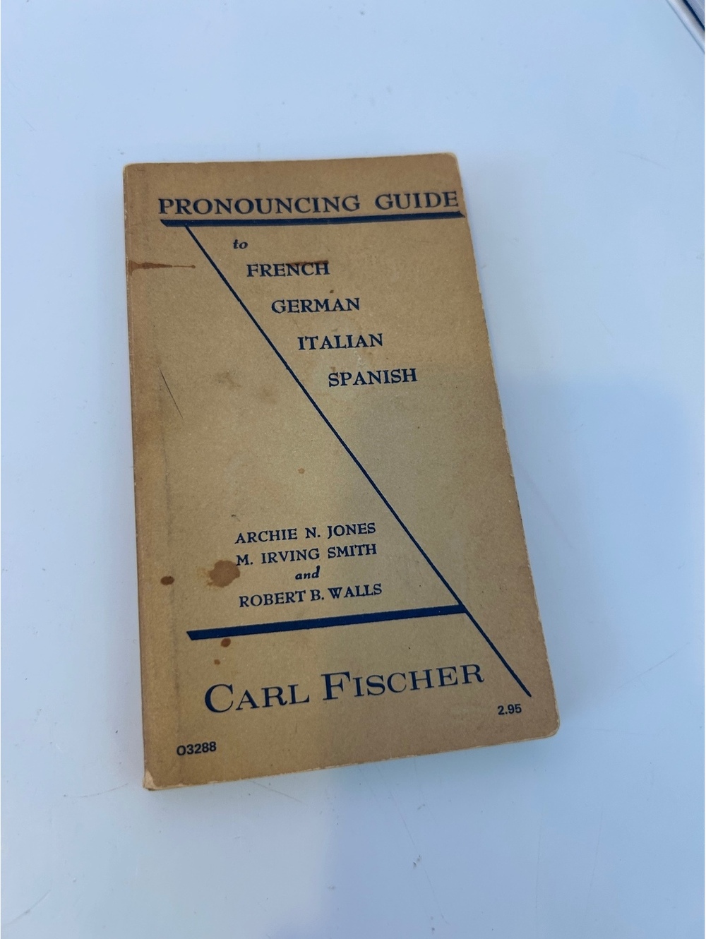 Pronouncing Guide French German Italian Spanish